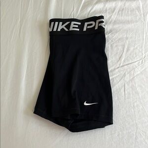 Nike Black Athletic Shorts with Elastic Waistband